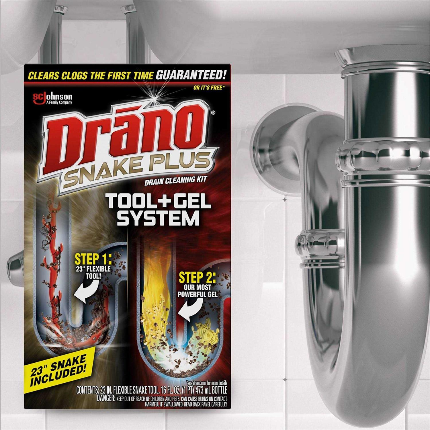 Drano Snake Plus Drain Cleaning Kit - Image 4