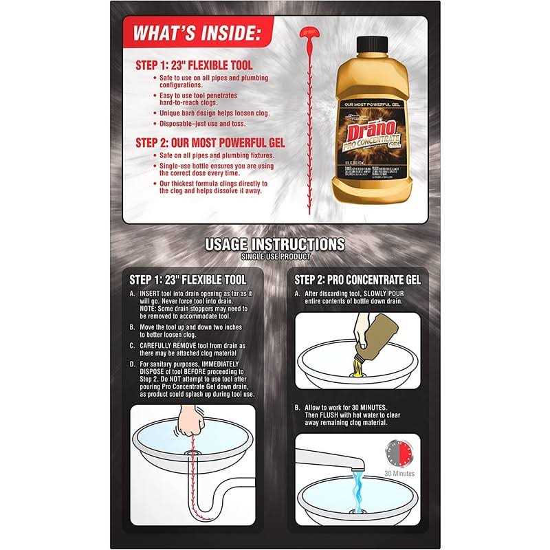 Drano Snake Plus Drain Cleaning Kit - Image 5