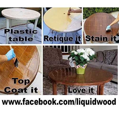 Retique It Liquid Wood Wood Quart Paint It Then Stain It - Image 5