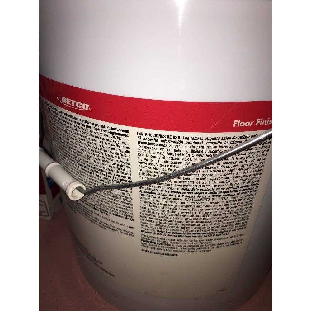 Betco Hard As Nails Floor Finish 6590500 - Image 2