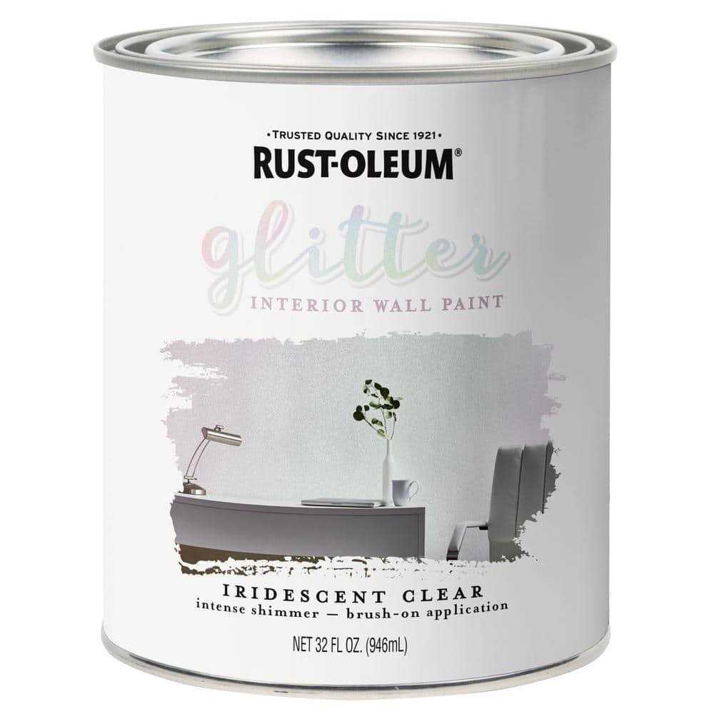 Rust-Oleum Glitter Interior Wall Paint Iridescent Clear