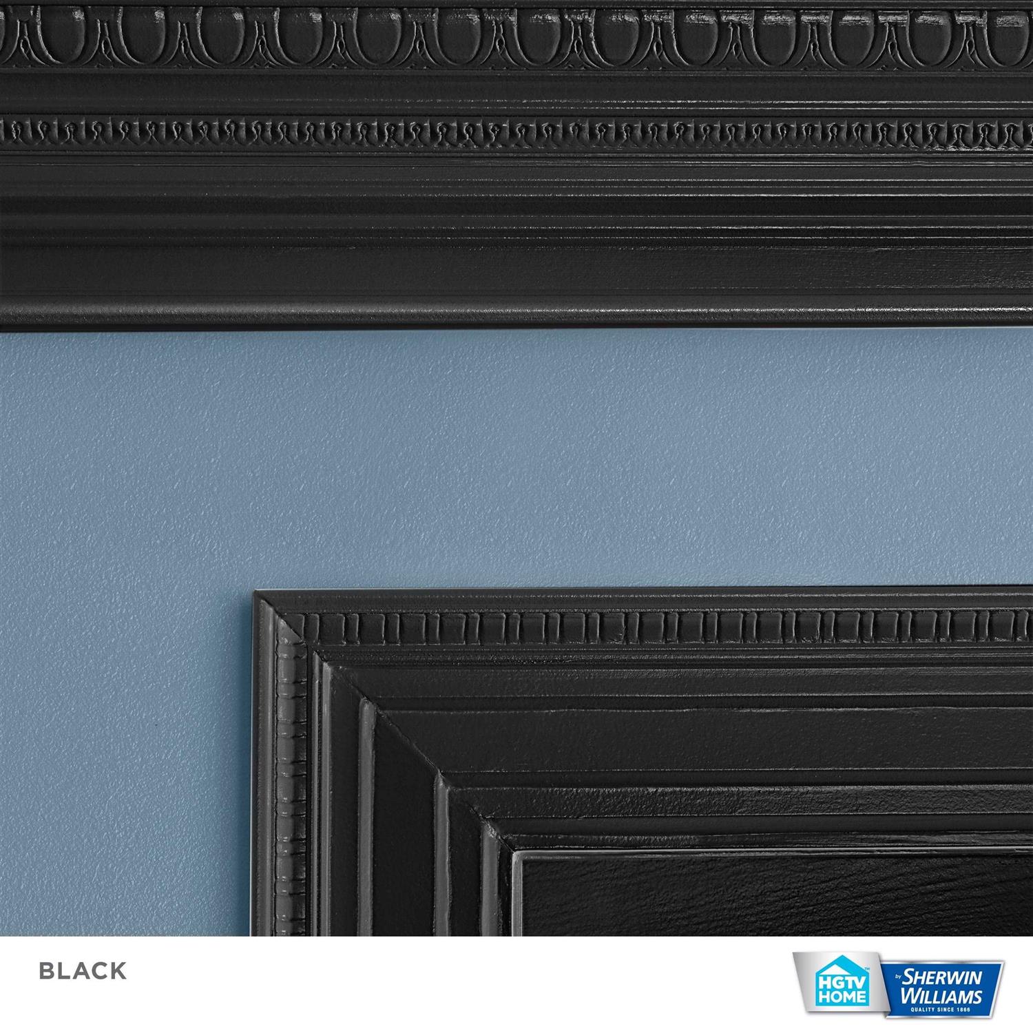 HGTV Home by Sherwin-Williams Black Water-based Door and Trim Paint - Image 4