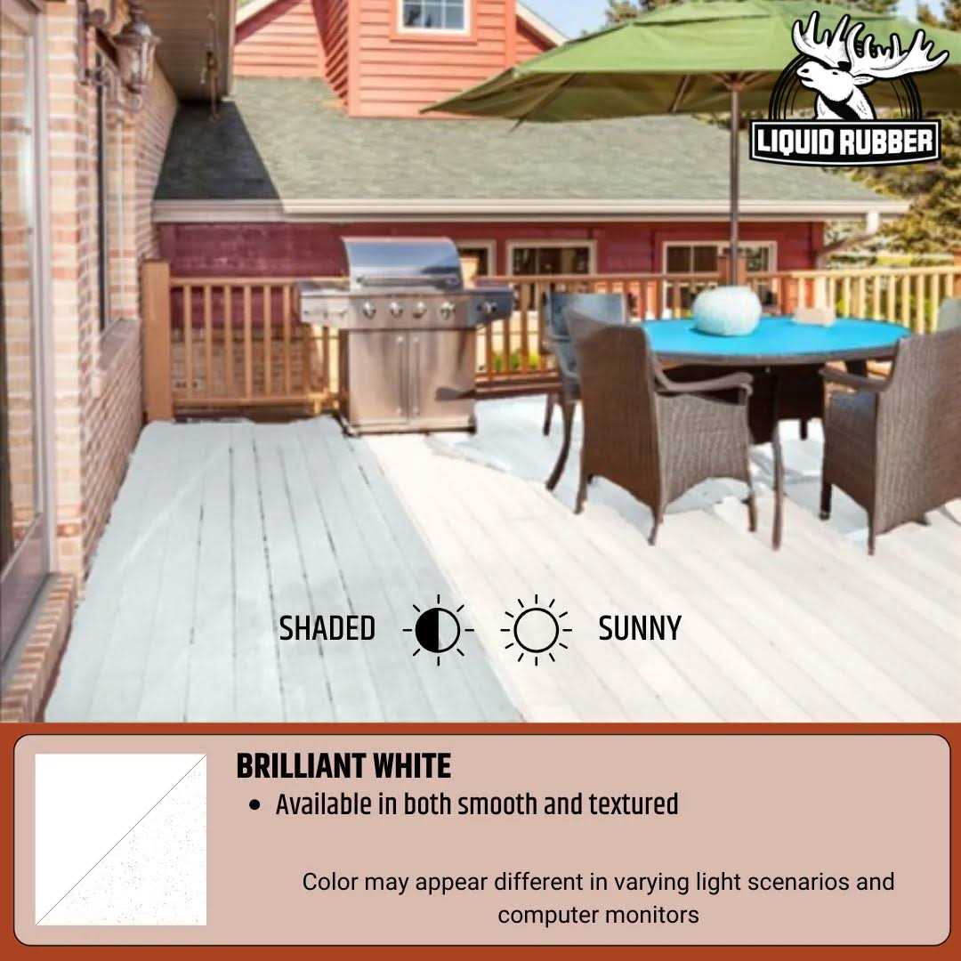 Liquid Rubber Polyurethane Deck Coating Solar Protection Deck Sealant - Image 3