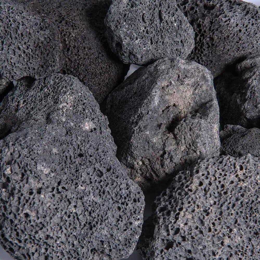 Fire Pit Essentials 10 lbs. Black Lava Rock
