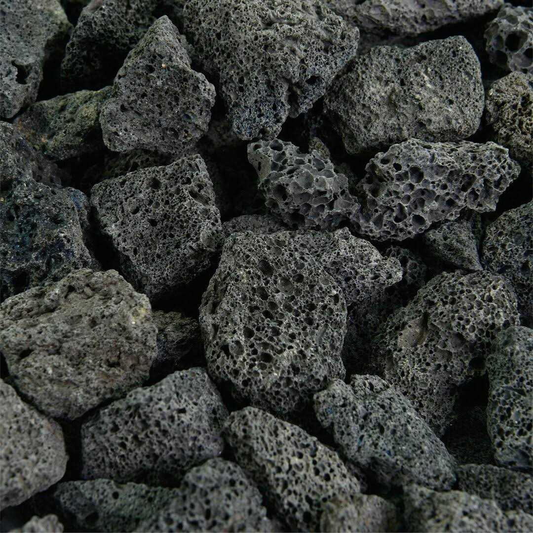 Fire Pit Essentials 10 lbs. Black Lava Rock
