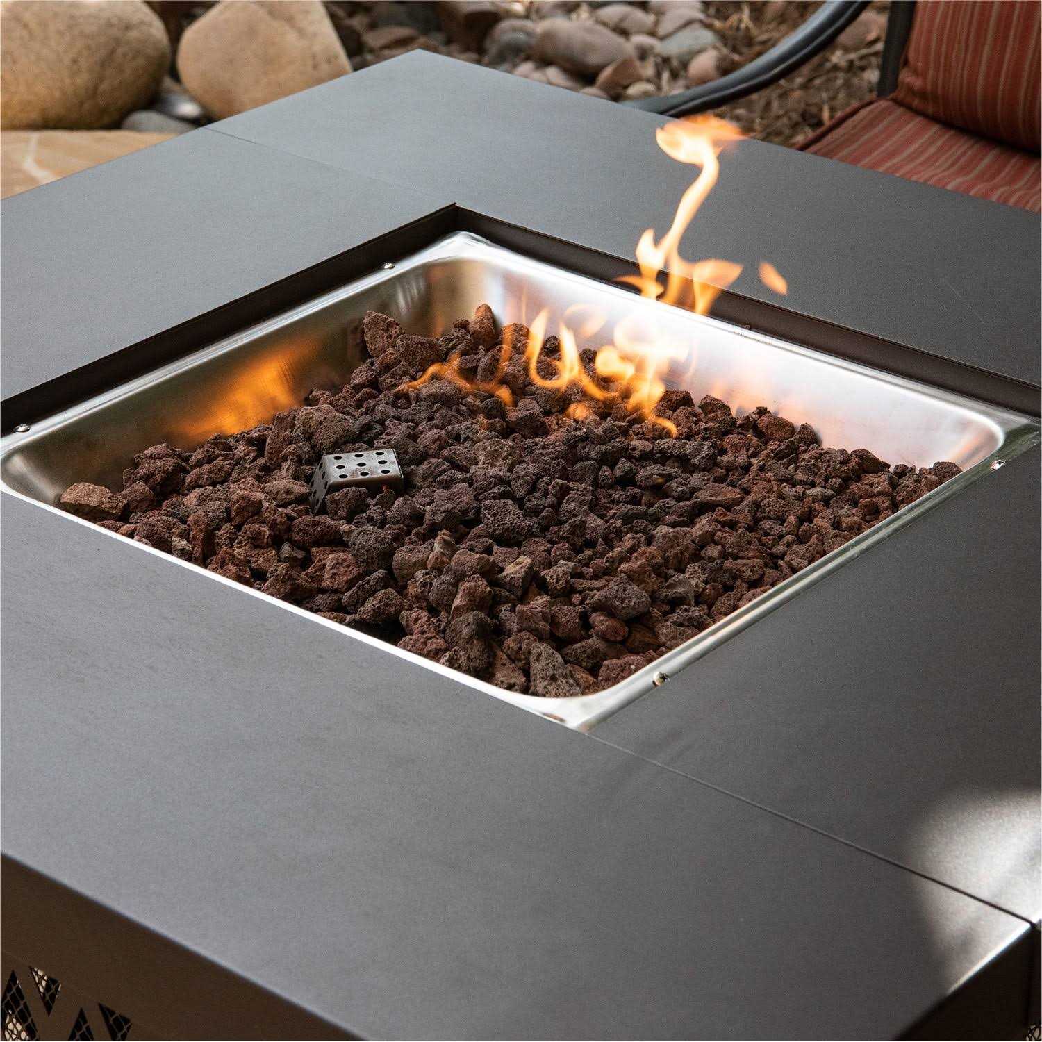 Fire Pit Essentials 10 lbs. Black Lava Rock - Image 5