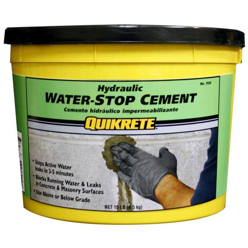 Quikrete Hydraulic Water Stop Cement - Image 3