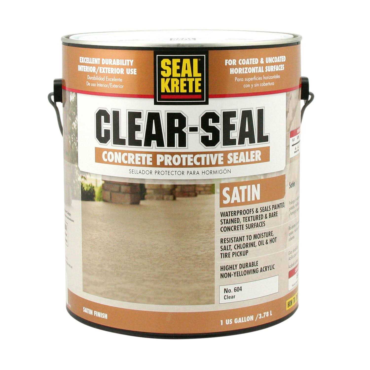 Seal-Krete Satin Clear Concrete Sealer - Image 3
