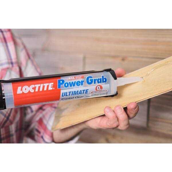Loctite Power Grab Ultimate Construction Adhesive Clear 2442595 - Image 4