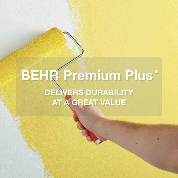 BEHR Premium Plus 1 gal Enamel Exterior Paint and Primer in One - Image 4