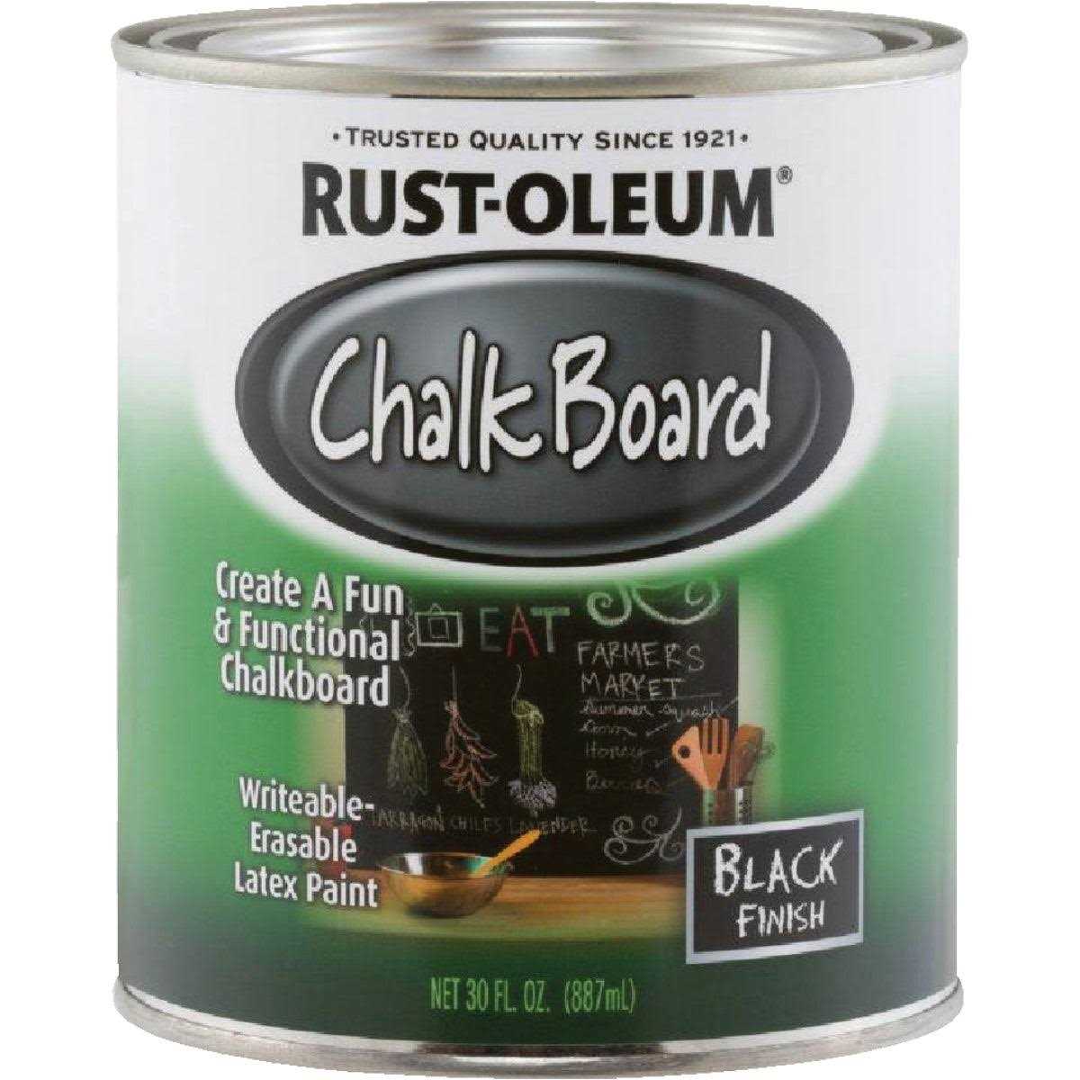 Black Rust-Oleum Specialty Chalkboard Paint Flat - Image 2