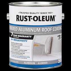 Rust-Oleum 5 Gallon Fibered Roof Coating Aluminum - Image 3