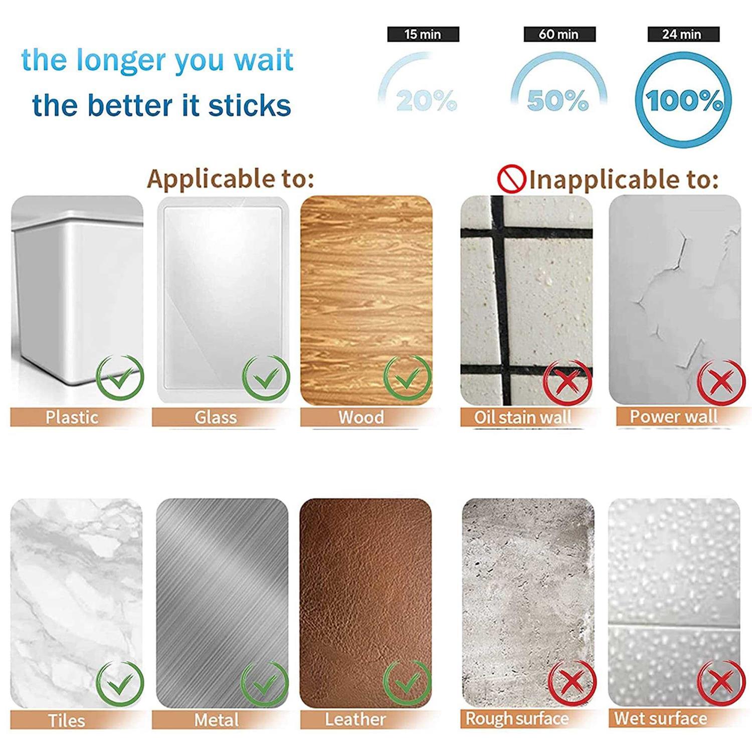 LAPANDA Double Sided Tape Waterproof Heavy Duty Foam Tape Length - Image 3