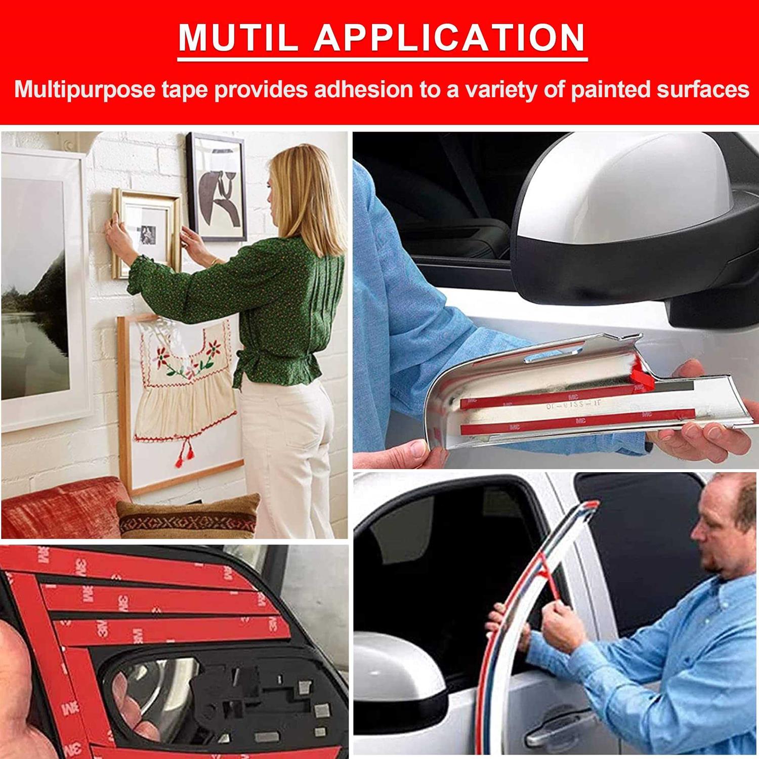 LAPANDA Double Sided Tape Waterproof Heavy Duty Foam Tape Length - Image 5