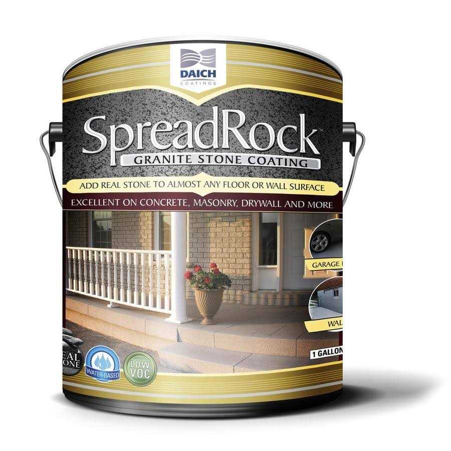 SpreadRock Granite Stone Coating Satin Interior/Exterior Concrete Resurfacer and Sealer - Image 3