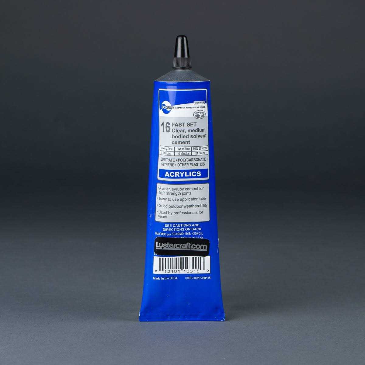 Weld-On Scigrip Clear Cement For ABS/PVC - Image 5