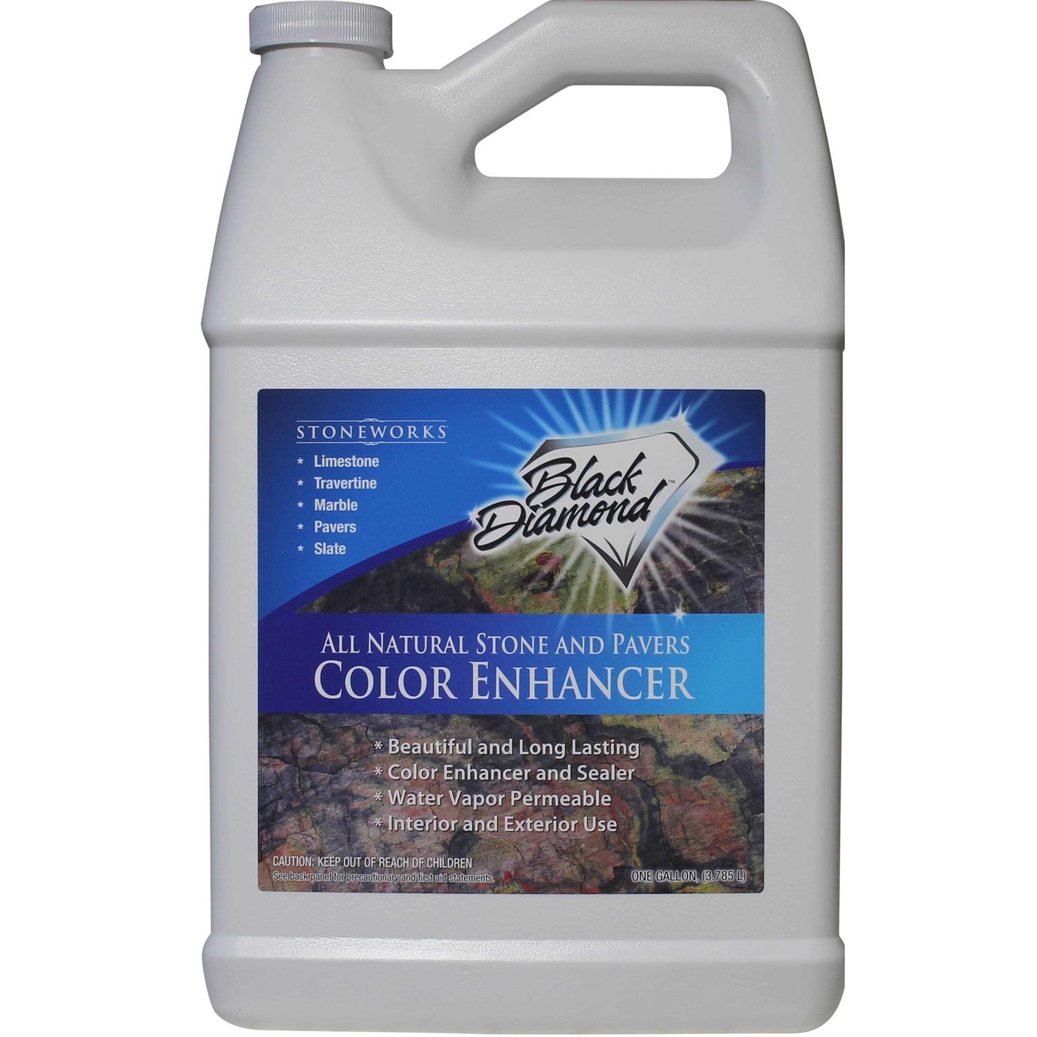 Black Diamond Stoneworks Color Enhancer Sealer for All-Natural Stone and Pavers. Marble
