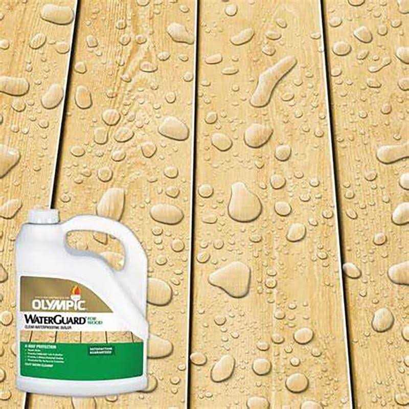 Olympic 275473 1 gal Waterguard Clear Wood Sealer - Image 3