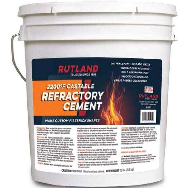 Rutland Castable Refractory Cement - Image 4