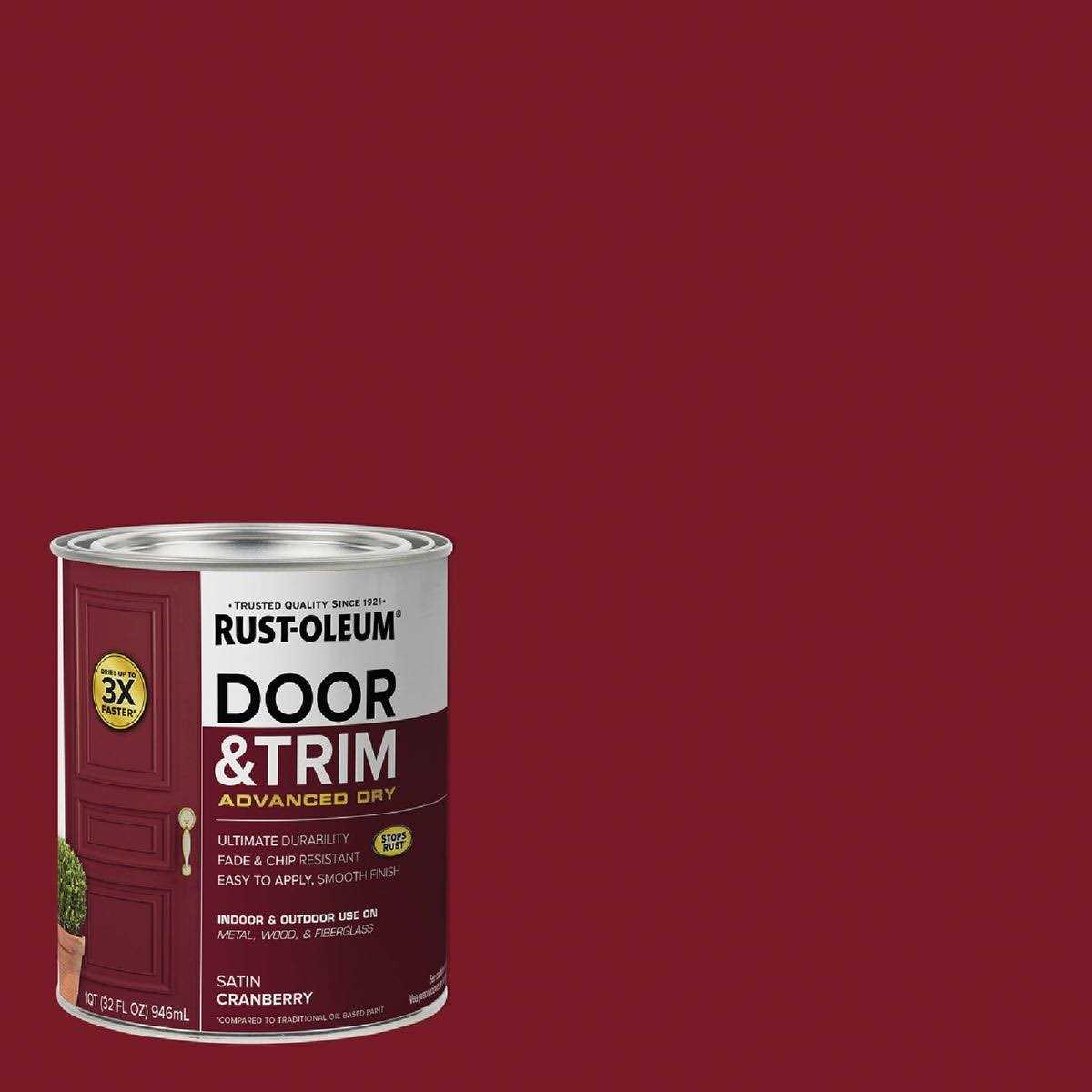 Rust-Oleum Stops Rust Door & Trim Satin Paint 369385