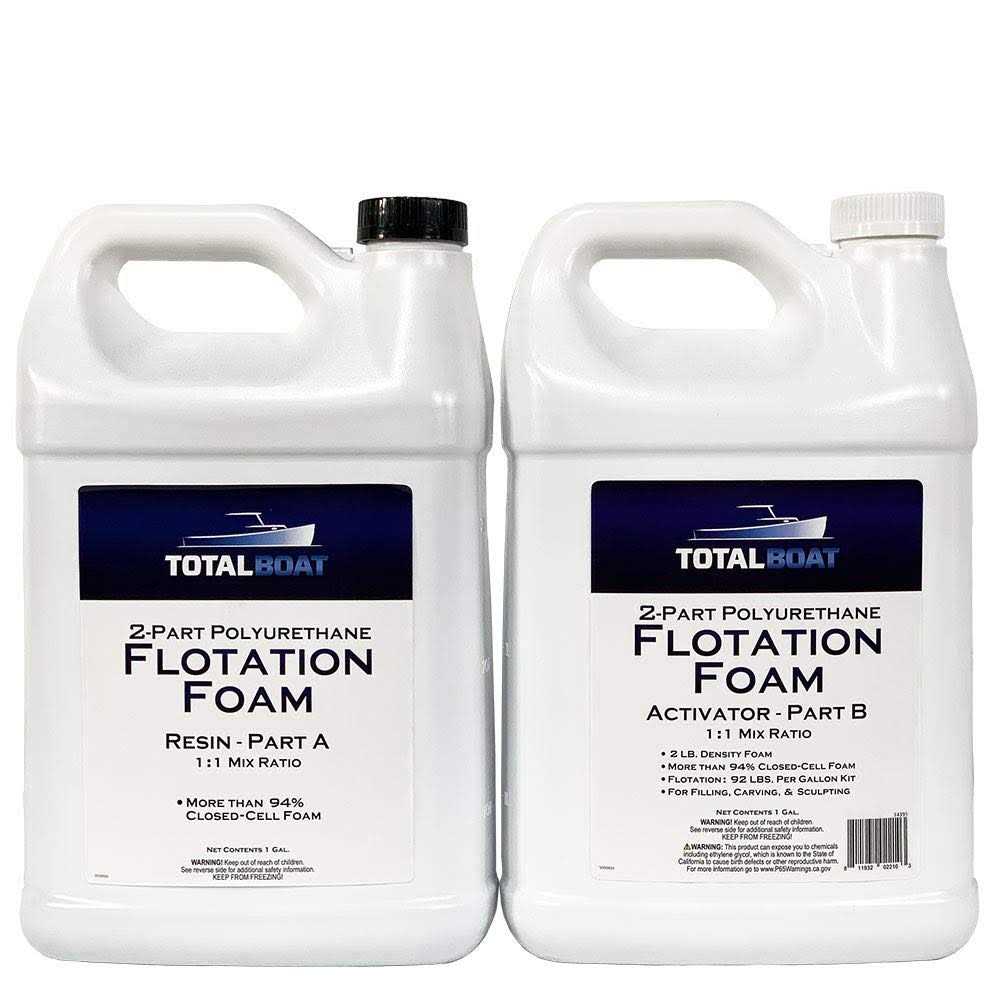 TotalBoat 2 Part Polyurethane Expanding Flotation Foam 2 lb Density