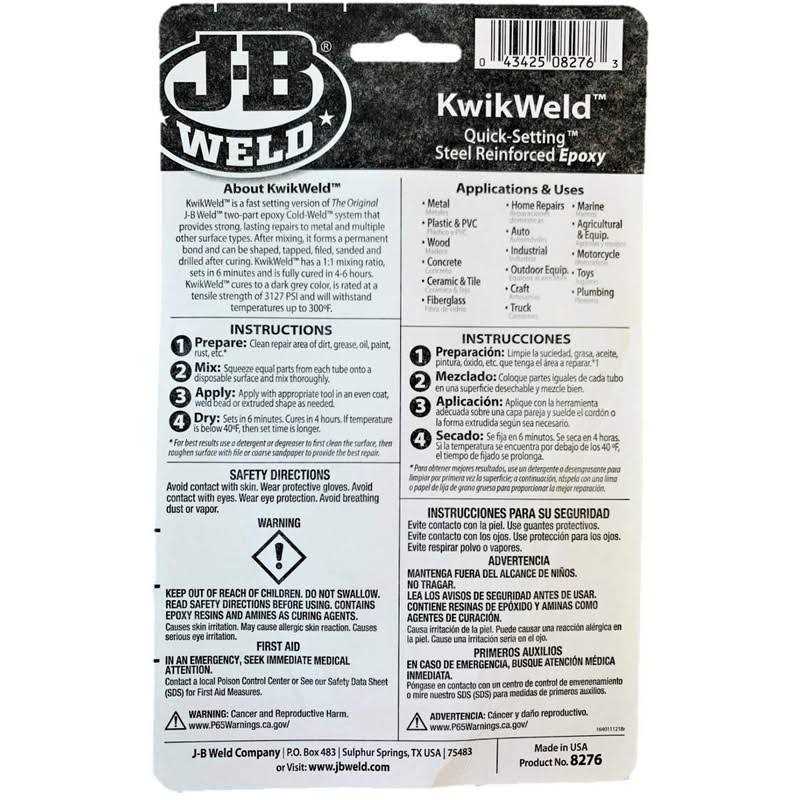 JB Weld J B Kwik - Image 5