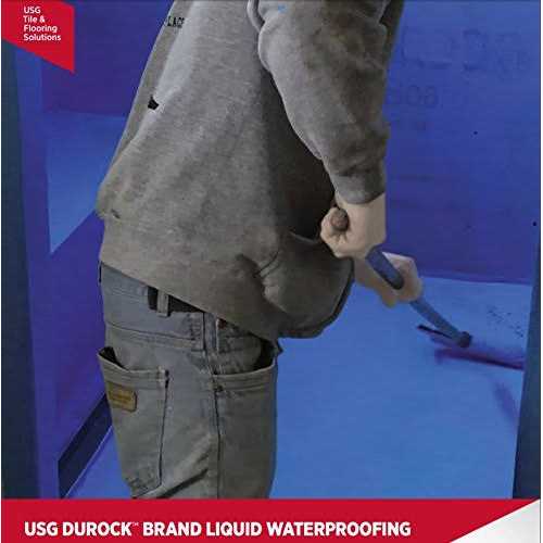 USG DUROCK Brand Liquid Waterproofing Membrane 1 Gallon - Image 3