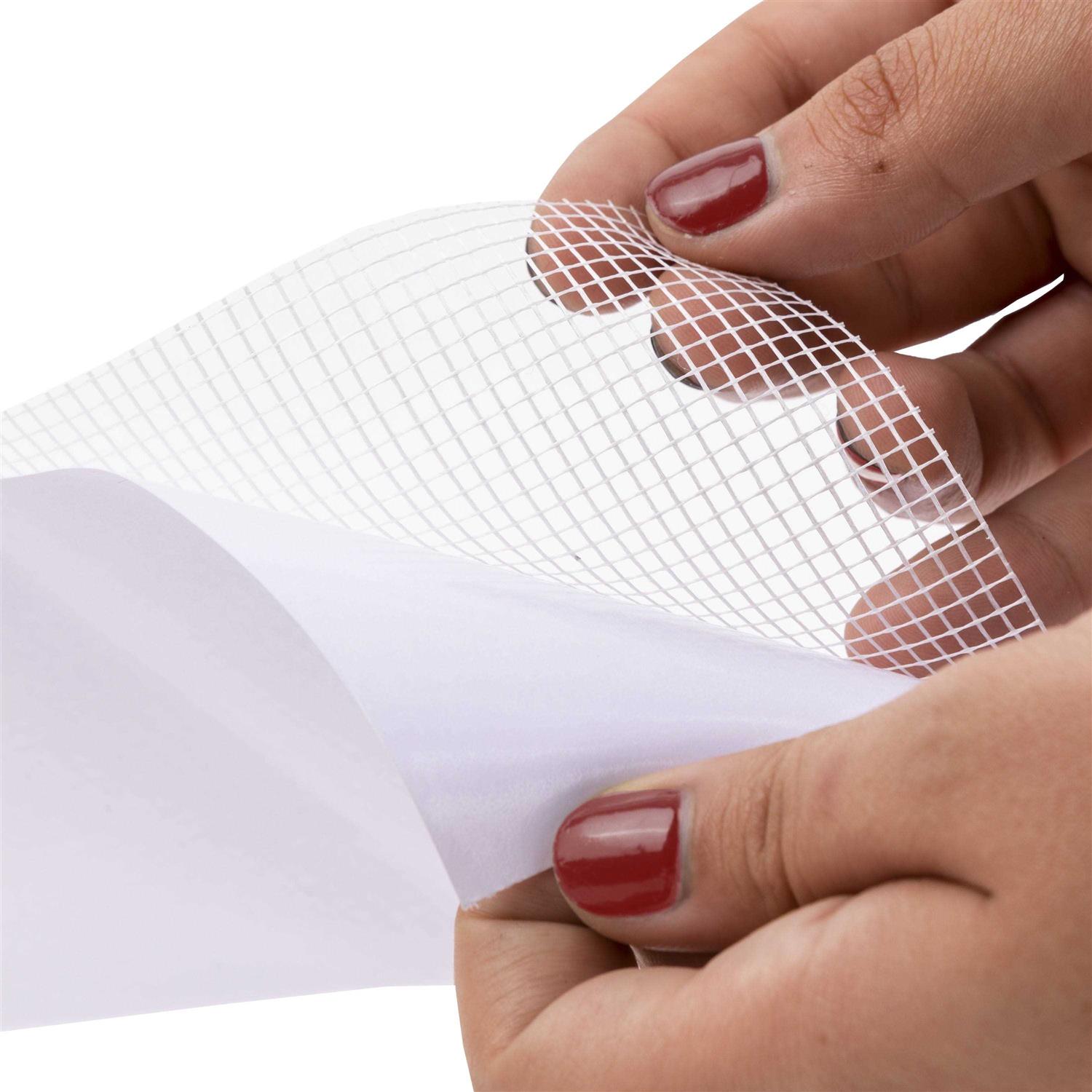 Duck Brand 8 in x 8 in White Fiberglass Wall Repair Patch - Image 5