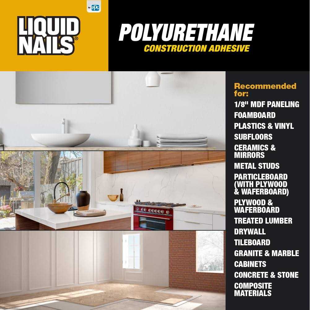 Liquid Nails Polyurethane Construction Adhesive - Image 4