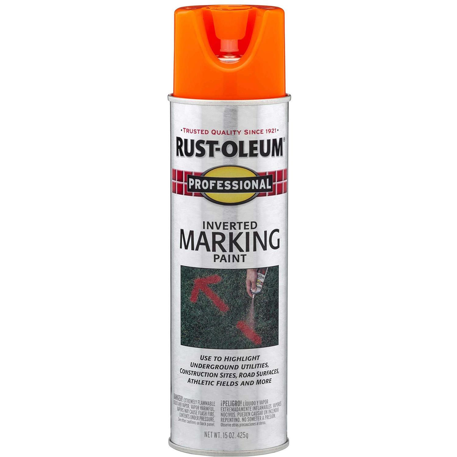 Rust-Oleum 15 oz Professional Inverted Marking Spray Paint
