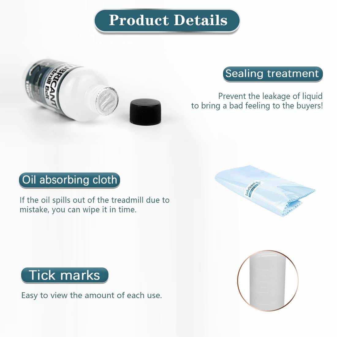 SEKODAY 100% Silicone Treadnmill Belt Lubricants/Lubes Non Toxic and Odorless - Image 3