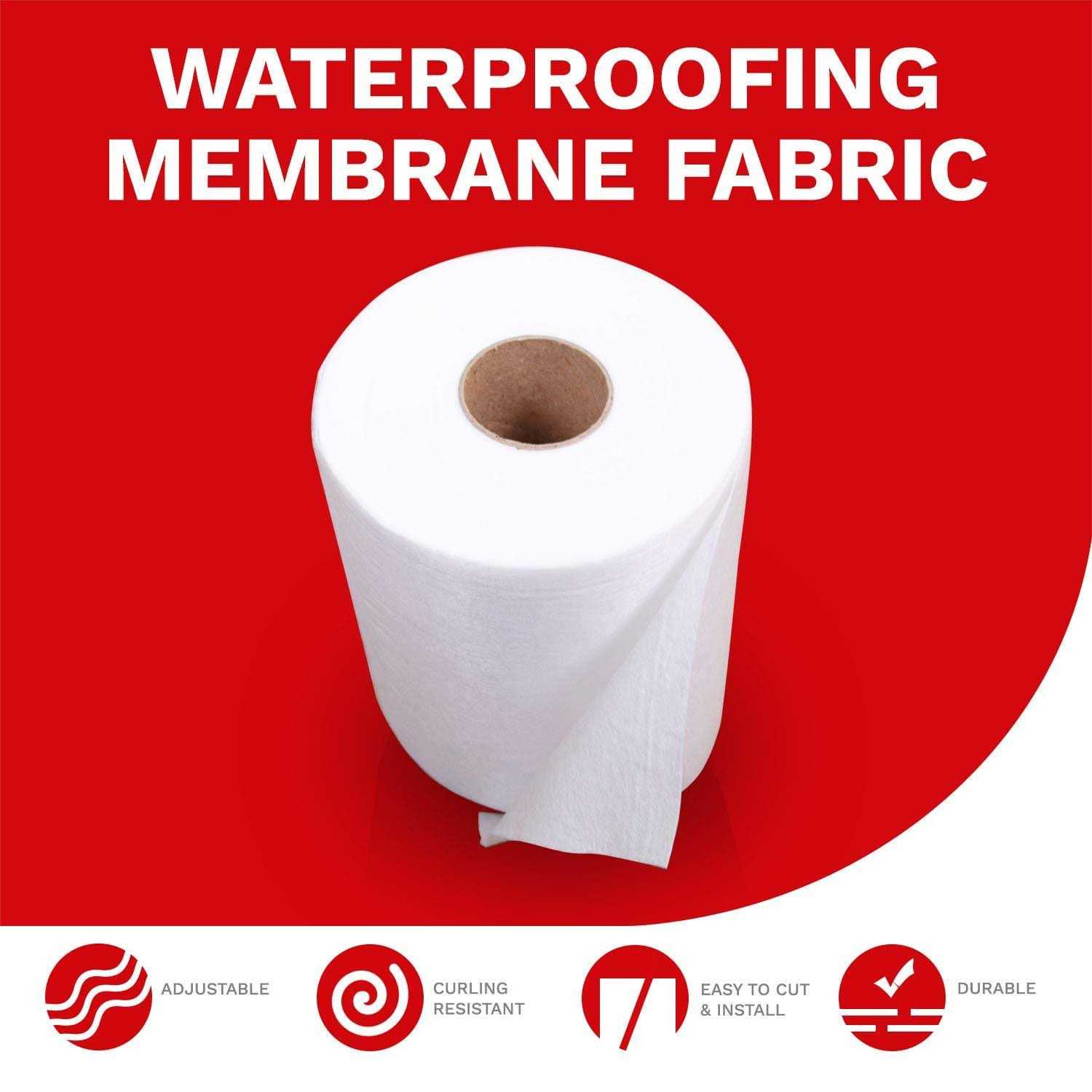 XFasten Fiberglass Waterproofing Anti-Fracture Membrane Fabric Tape, 6-inch X 75-foot, Water Barrier Mesh Tape for Shower Walls and Tiles - Image 3