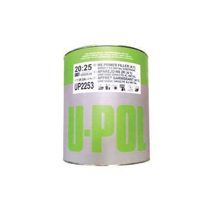 U-POL 4:1 Gray High Build Primer - Image 2