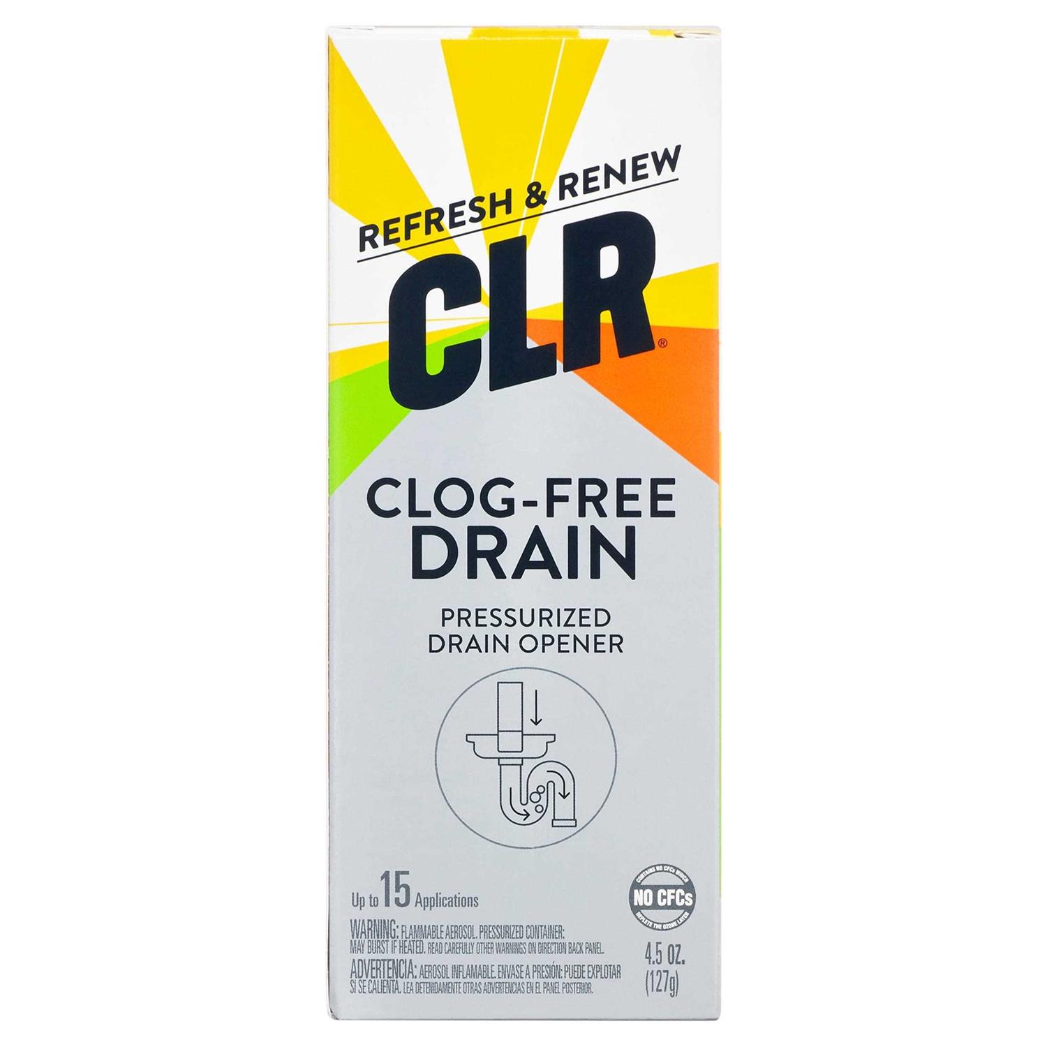 CLR Compressed Gas Drain Opener 4.5 oz
