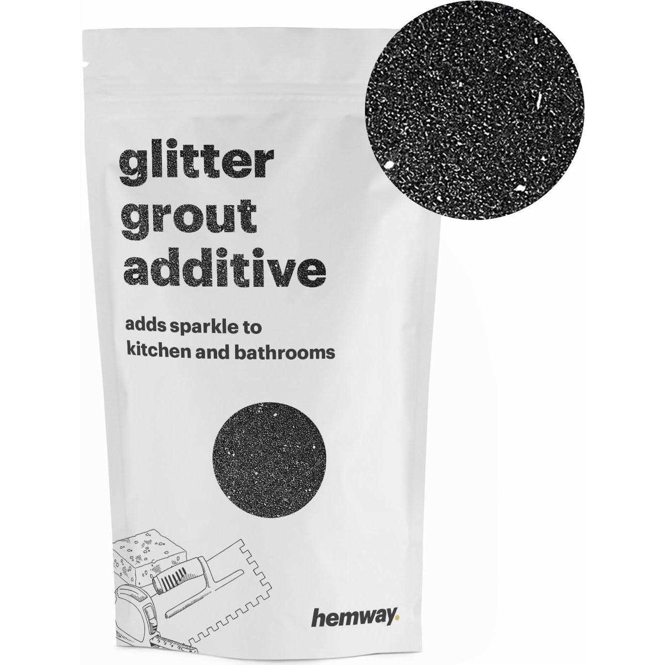 Hemway Glitter Grout Additive 100g Tiles Wet - Image 5