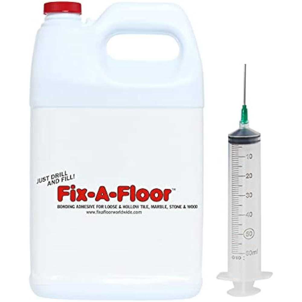 The Original Fix-A-Floor Injection Repair Adhesive 1 Gallon Jug W/syringe Applicator *Keep from Freezing* - Image 4