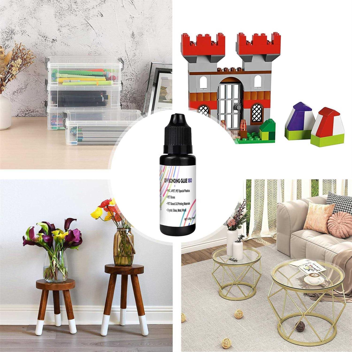 EDSRDXS UV Bonding & Welding Glue Combo Kit,Three Best Bonding Function UV Glue Kit with Light, Versatile for Repairs, Crafting, and Bonding - Image 3