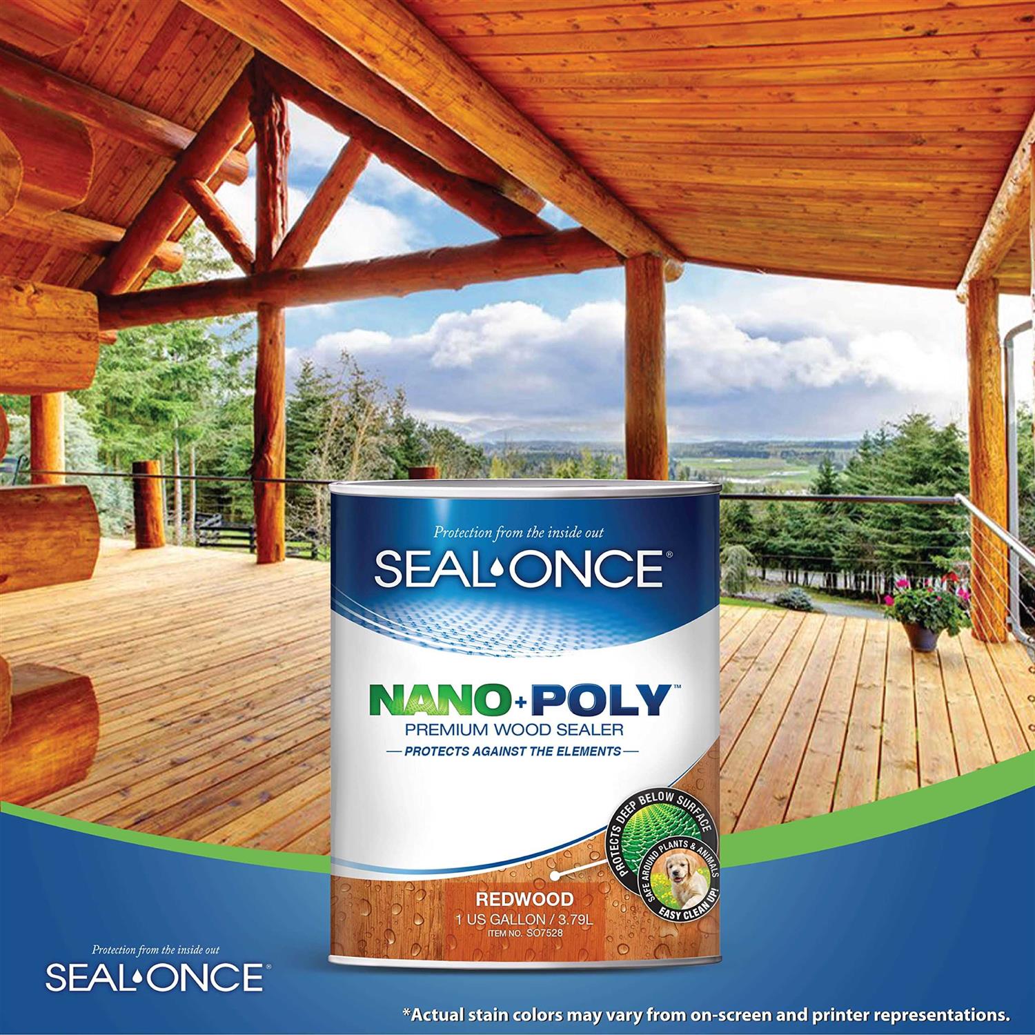 Seal-Once Nano+Poly Premium Wood Sealer - Image 3