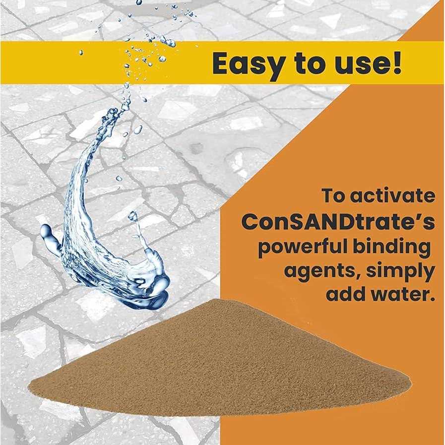 ConSandtrate Concrete Crack Filler 3 lb. for Filling in Concrete Cracks on driveways, walkways and patios - Image 2