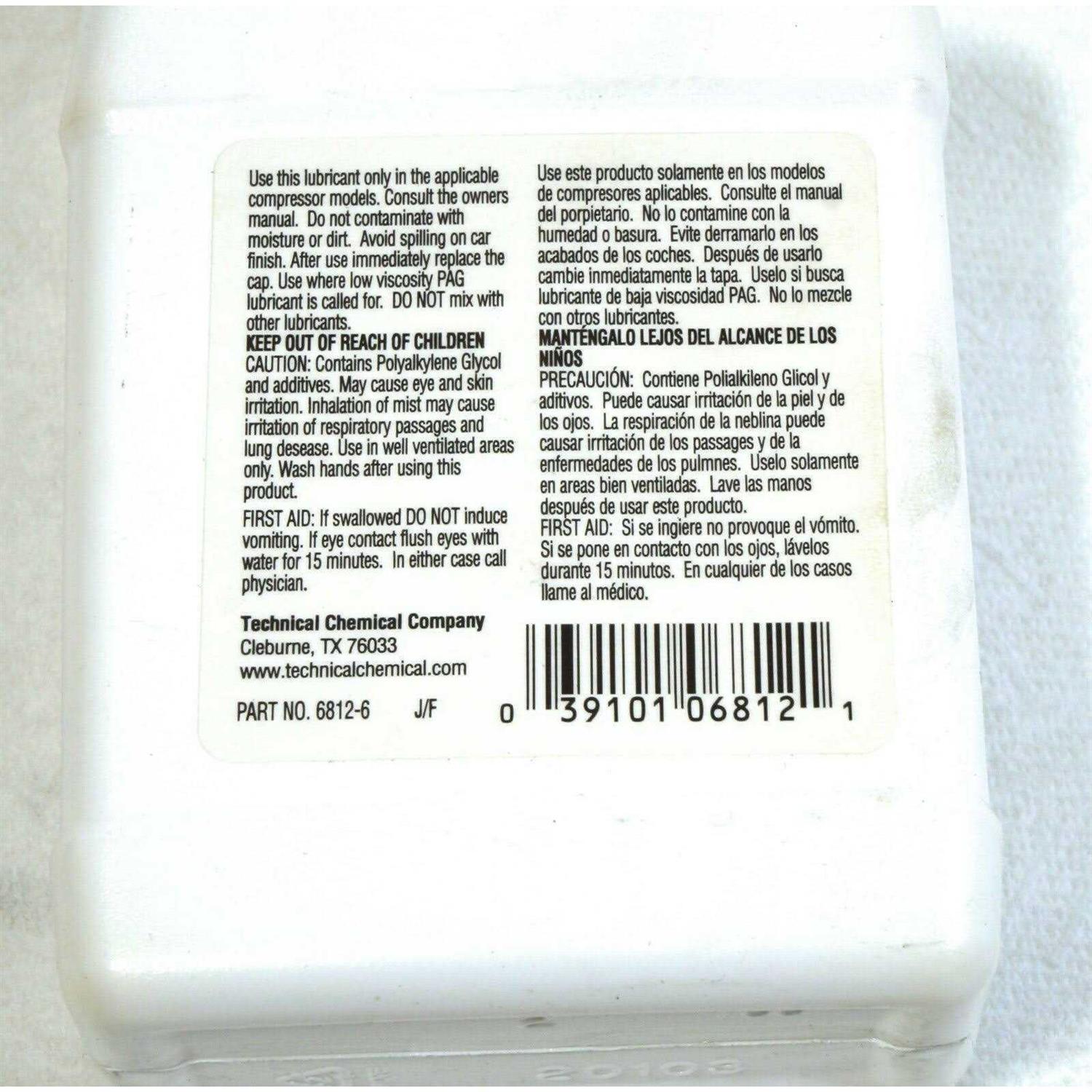 Certified A/C Pro R-134a PAG 46 AC Oil Lubricant GPL-5 - Image 5