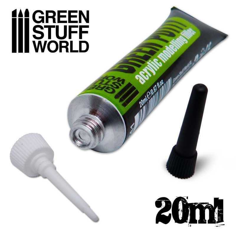 Green Putty Acrylic Modelling Filler - Image 2