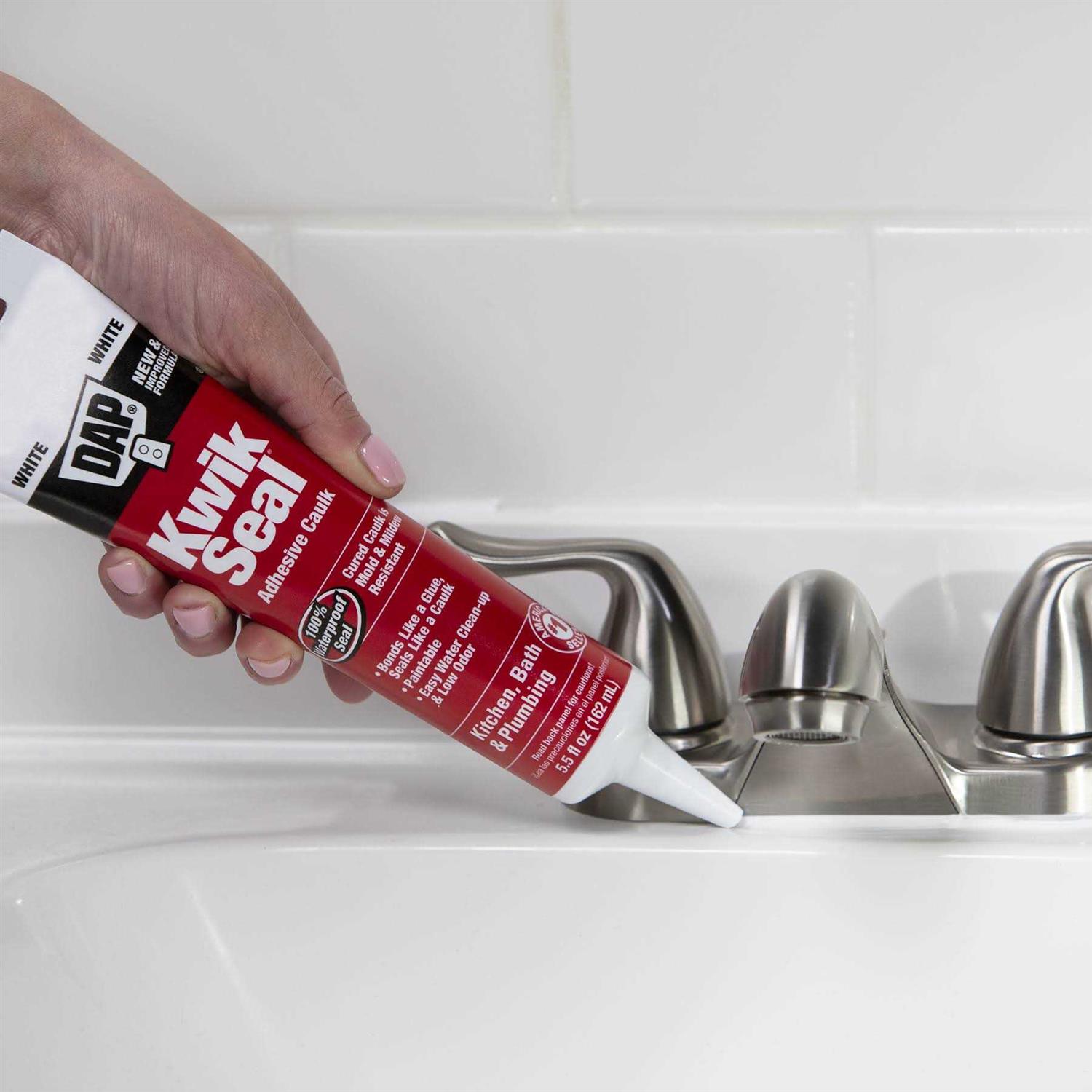 Dap Kwik Seal Plus Kitchen Bath Adhesive Caulk - Image 2