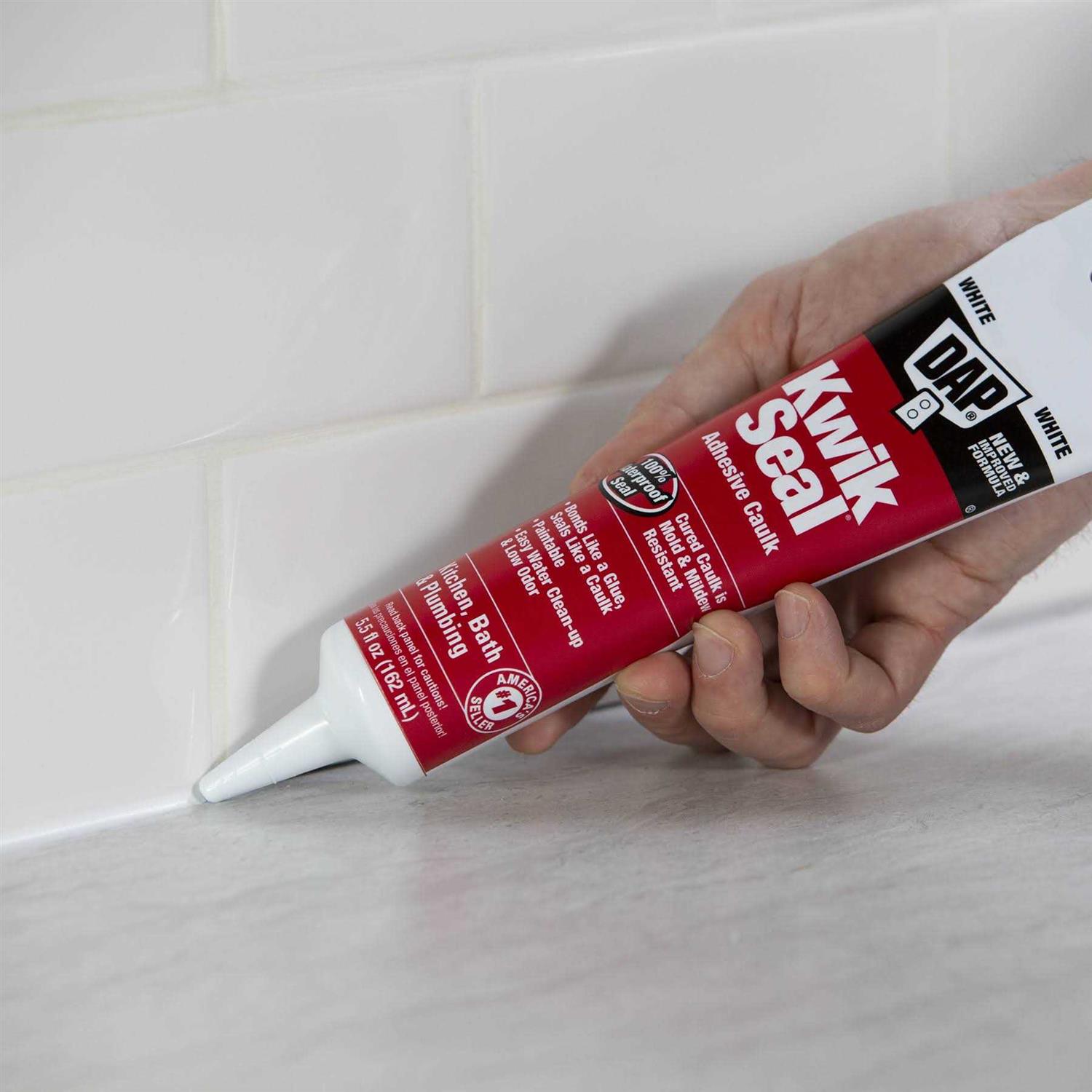 Dap Kwik Seal Plus Kitchen Bath Adhesive Caulk - Image 5