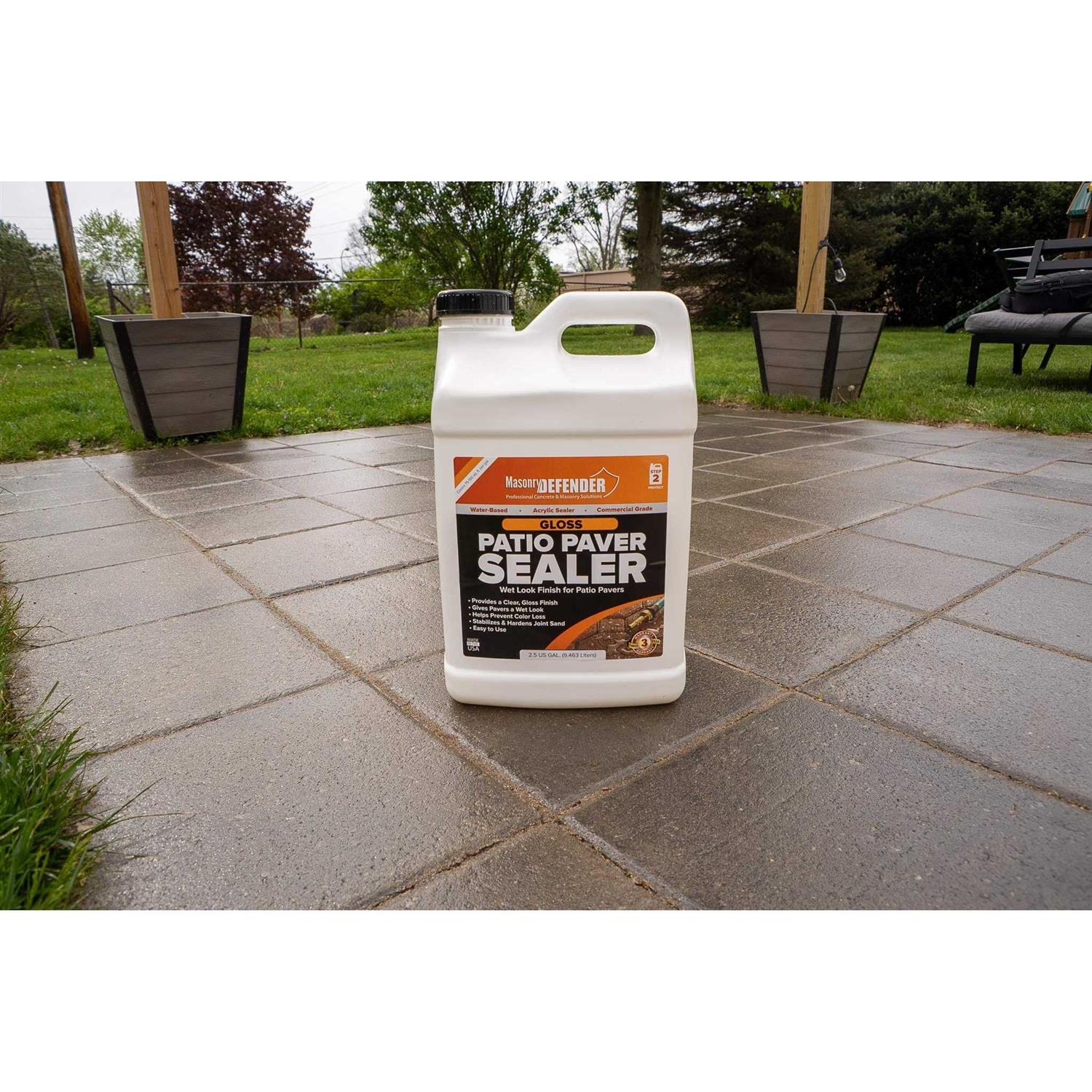 masonrydefender Low Gloss Patio Paver Sealer 1 gal - Image 5