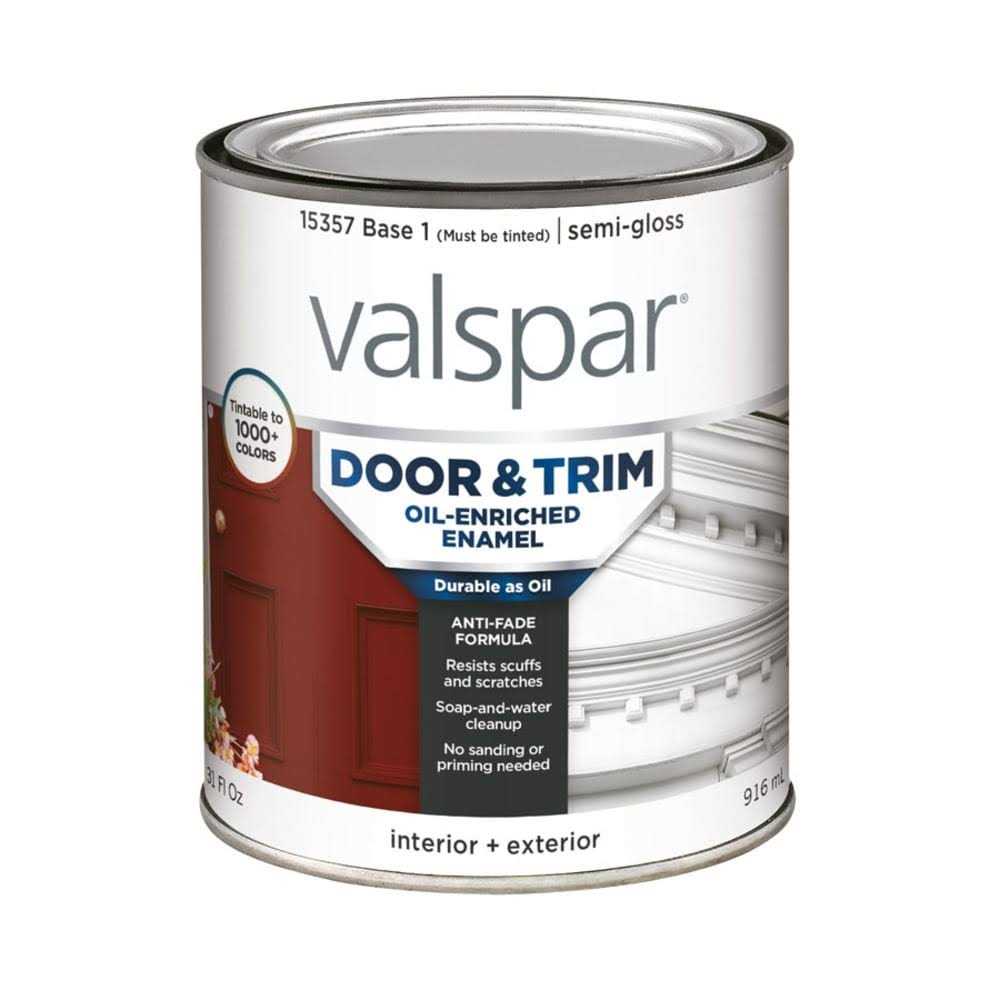 Valspar Semi-gloss Oil-based Interior/Exterior Door and Trim Paint 410