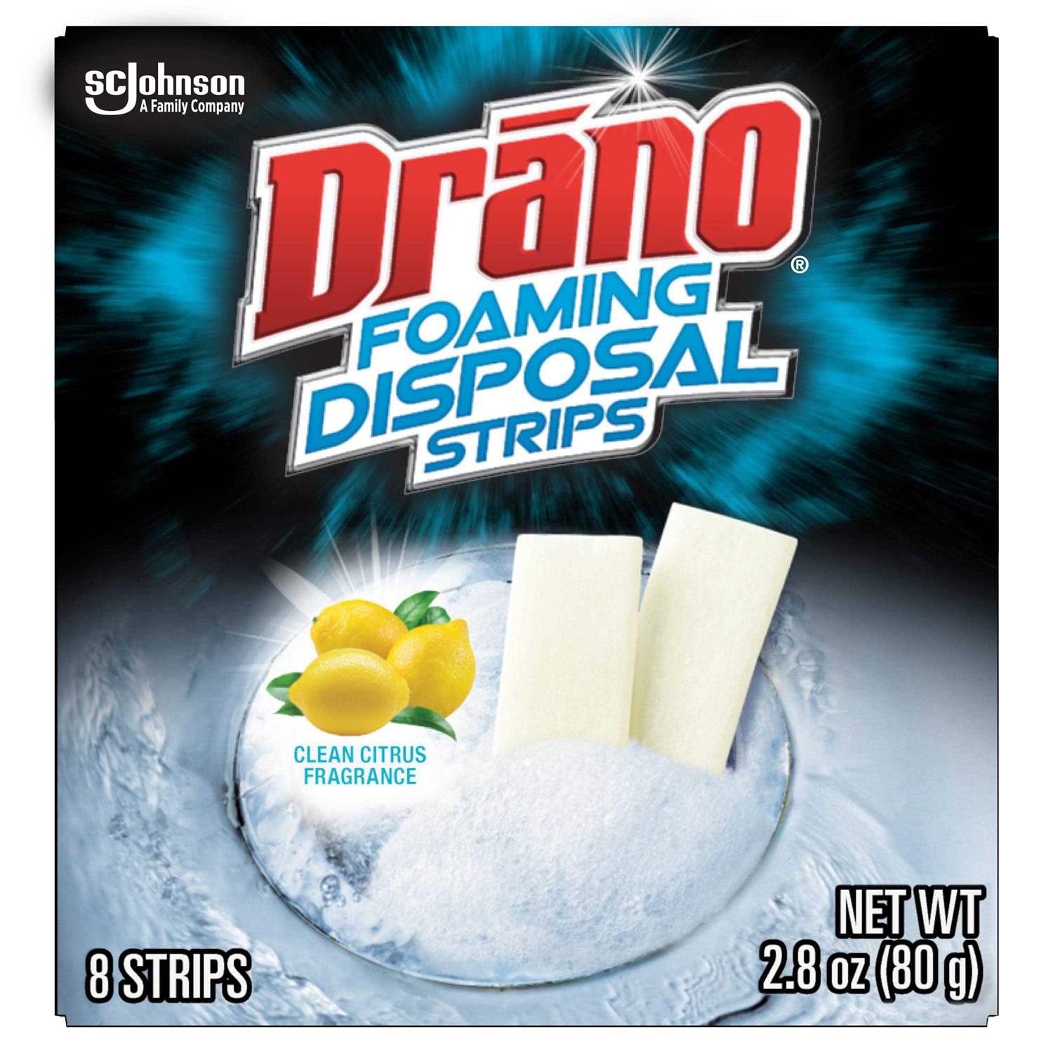 Drano Foaming Disposal Strips