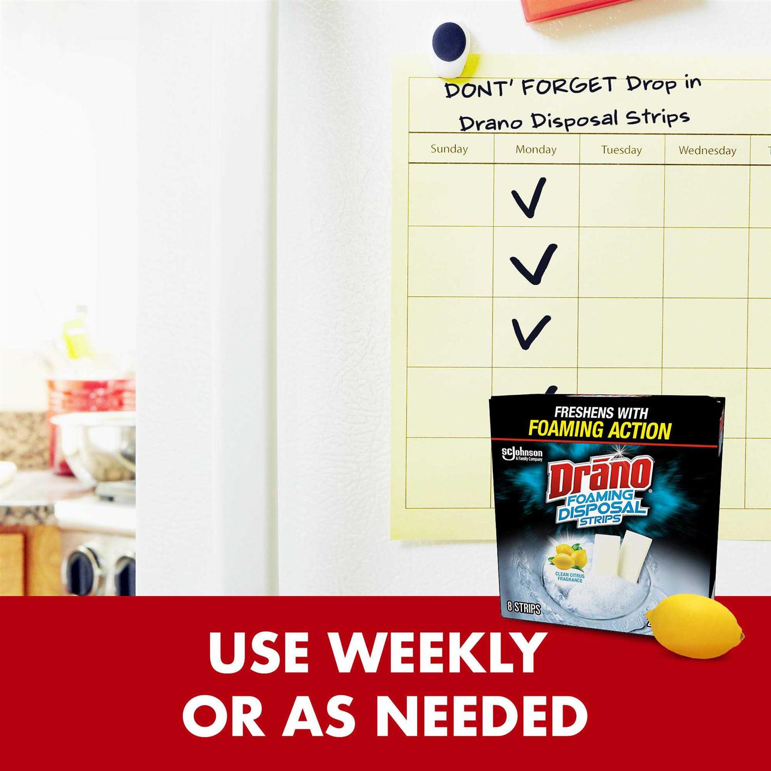 Drano Foaming Disposal Strips - Image 2