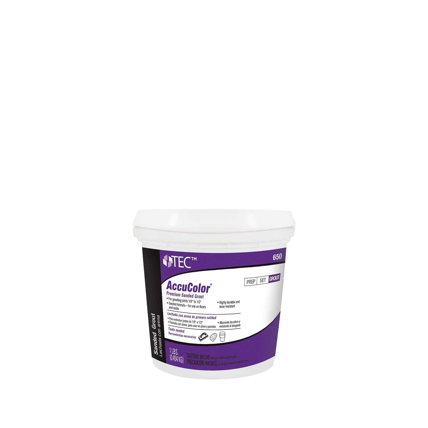 TEC AccuColor Premium Sanded Grout Enhanced Color-Consistent Wear-resistant