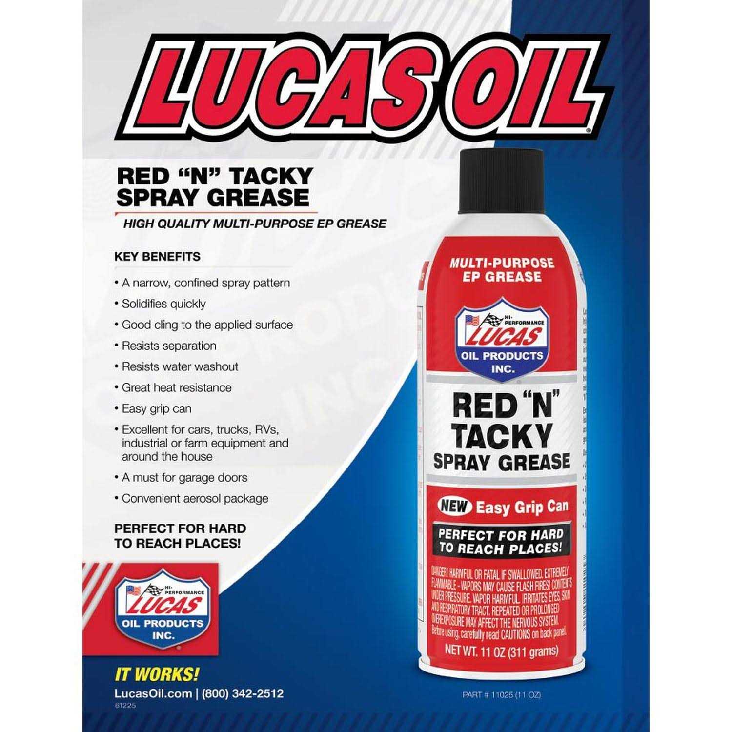 Lucas Oil Red N Tacky Grease - Image 4