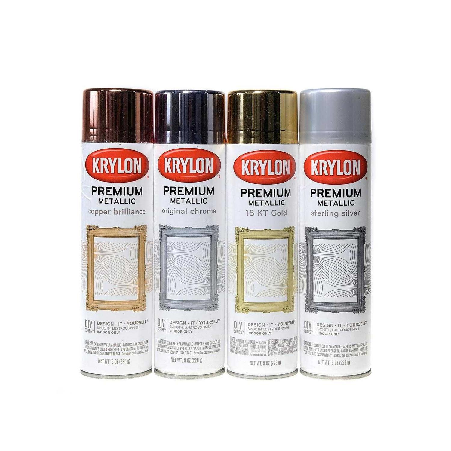 Krylon Premium Metallic Gold Spray Paint - Image 3